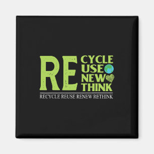 Erneute Neuausrichtung von Krisen - Umwelt gerecyc Magnet