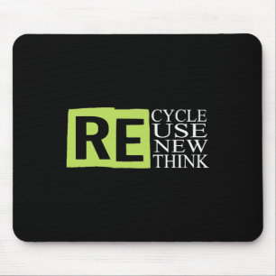 Erneute Neuausrichtung von Krisen - Umwelt gerecyc Mousepad