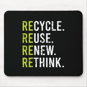 Erneute Neuausrichtung von Krisen - Umwelt gerecyc Mousepad