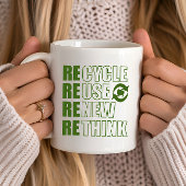 Erneute Neuüberlegung der Wiederverwendung gerecyc Kaffeetasse