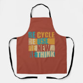 Erneute Neuüberlegung der Wiederverwendung gerecyc Schürze (Vorderseite)