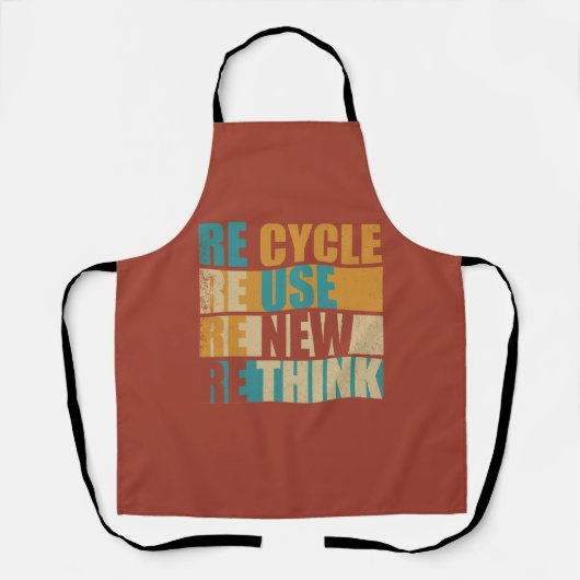 Erneute Neuüberlegung der Wiederverwendung gerecyc Schürze (Vorderseite)