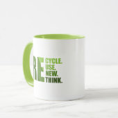 Erneute Neuüberlegung der Wiederverwendung gerecyc Tasse (Vorderseite Links)