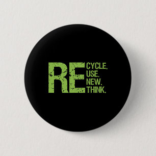 Erneute Nutzung gerecycelt Erdatmosphäre neu überd Button