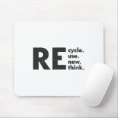Erneute Nutzung gerecycelt Erdatmosphäre neu überd Mousepad (Mit Mouse)