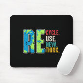 Erneute Nutzung gerecycelt Erdatmosphäre neu überd Mousepad (Mit Mouse)