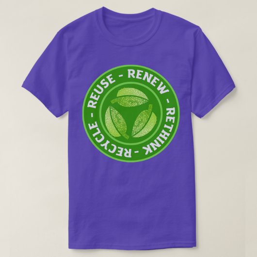 Erneute Überprüfung der Wiederverwendung gerecycel T-Shirt (Design vorne)