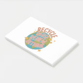 Erneute Verwendung gerecycelt Post-it Klebezettel (angewinkelt)