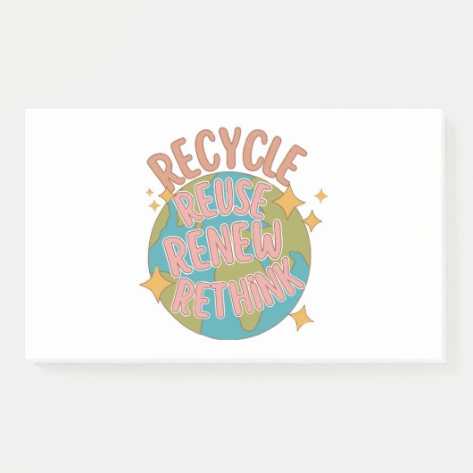 Erneute Verwendung gerecycelt Post-it Klebezettel (Vorderseite)