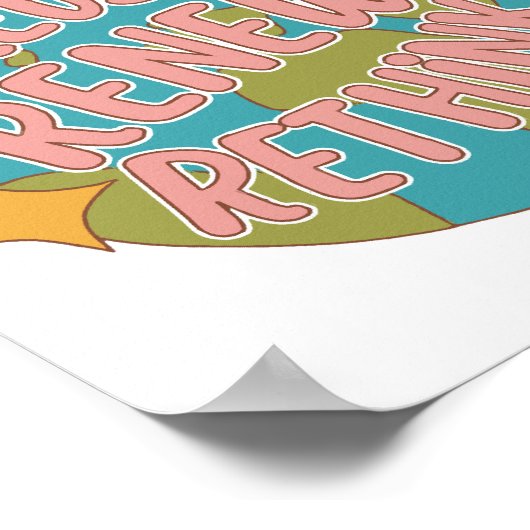 Erneute Verwendung gerecycelt Poster (Ecke)