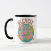 Erneute Verwendung gerecycelt Tasse (Links)