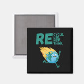 Erneute Wiederverwendung des Aktivismus des Earth Magnet (Vorderseite/Rückseite)