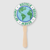 Erneute Wiederverwendung gerecycelt Fächer (Vorderseite)