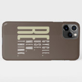 Erneute Wiederverwendung gerecycelt iPhone Hülle (Rückseite (Horizontal))