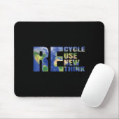 Erneute Wiederverwendung gerecycelt Öko-freundlich Mousepad (Mit Mouse)