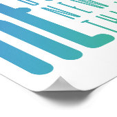 Erneute Wiederverwendung gerecycelt Poster (Ecke)