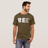 Erneute Wiederverwendung gerecycelt T-Shirt (Vorne ganz)