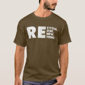 Erneute Wiederverwendung gerecycelt T-Shirt (Vorderseite)