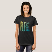 Erneute Wiederverwendung gerecycelt T-Shirt (Vorne ganz)