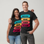 Erneute Wiederverwendung gerecycelt T-Shirt (Unisex)