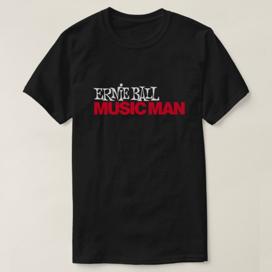 Ernie Ball musicman merchant T-Shirt (Design vorne)