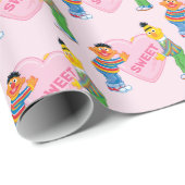 Ernie & Bert Big Valentine's Heart Geschenkpapier (Rolleneckpunkt)