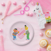 Ernie & Bert Big Valentine's Heart Pappteller (Party)