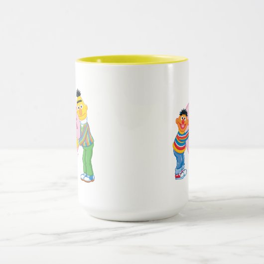 Ernie & Bert Big Valentine's Heart Tasse (Zentrum)