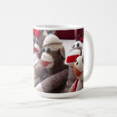 Ernie der Socken-Affe und die Freund-Tasse Kaffeetasse (VorderseiteRechts)