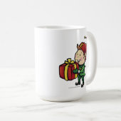 Ernie die Elf-WeihnachtsTasse Kaffeetasse (VorderseiteRechts)