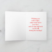 Ernie die feiertagskarte (Innenseite)