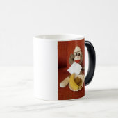 Ernie die Socken-Affe-verwandelnde Tasse (VorderseiteRechts)
