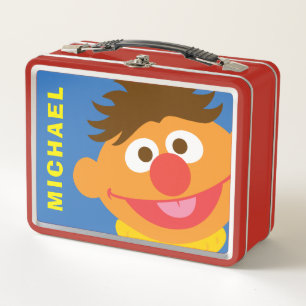 Ernie Face Füge Deinen Namen hinzu Metall Lunch Box