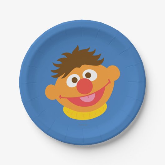 Ernie Face Pappteller (Vorderseite)