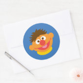 Ernie Gesicht Runder Aufkleber (Umschlag)
