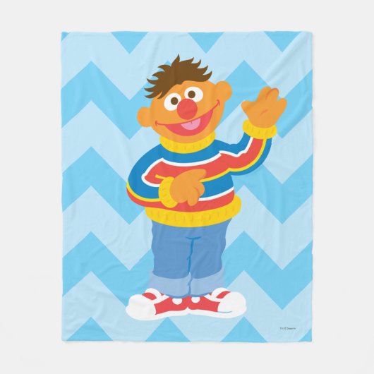 Ernie Graphic Fleecedecke (Vorderseite)