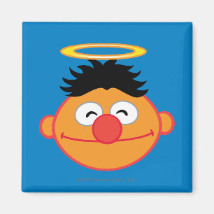 Ernie Lächelnde Visage mit Heiligenschein Magnet