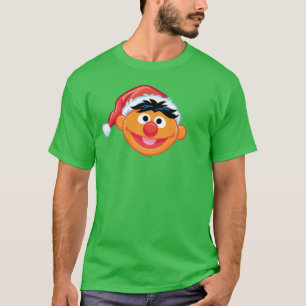 Ernie mit Santa Hut T-Shirt
