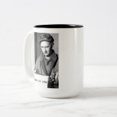 Ernie Pyle erhalten zu arbeiten! Tasse (Vorderseite Links)