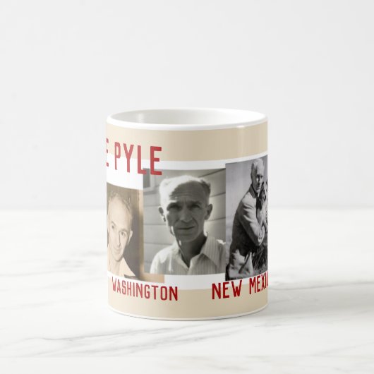 Ernie Pyle Kaffee-Tasse Indiana WWII Kaffeetasse (Mittel)