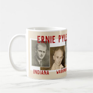 Ernie Pyle Kaffeetasse Indiana WWII