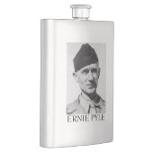 Ernie Pyle mit Beanie Flask Flachmann (Rechts)