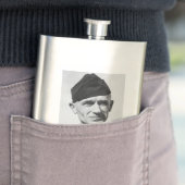 Ernie Pyle mit Beanie Flask Flachmann (Beispiel)
