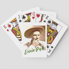 ERNIE PYLE SPIELKARTENHAT SPIELKARTEN