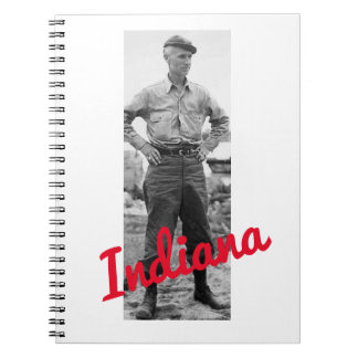 ERNIE PYLE SPIRAL-NOTIZBLOCK INDIANA NOTIZBLOCK