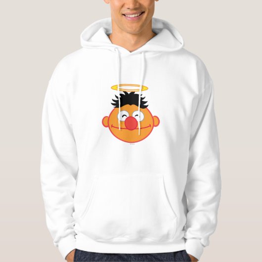 Ernie Smiling Face mit Halo Hoodie (Vorderseite)