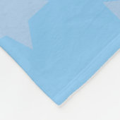 Ernie Smiling Face mit Halo | Name hinzufügen Fleecedecke (Ecke)