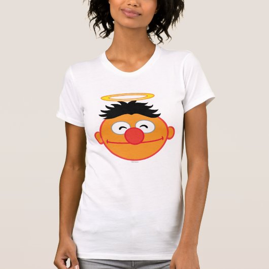Ernie Smiling Face mit Halo T-Shirt (Vorderseite)