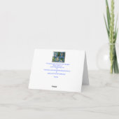 Ernie the Sock Monkey als Art Note Card Karte (Rückseite)