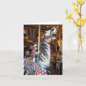Ernie the Sock Monkey Karussell Horse Note Card Karte (Gelbe Blume)